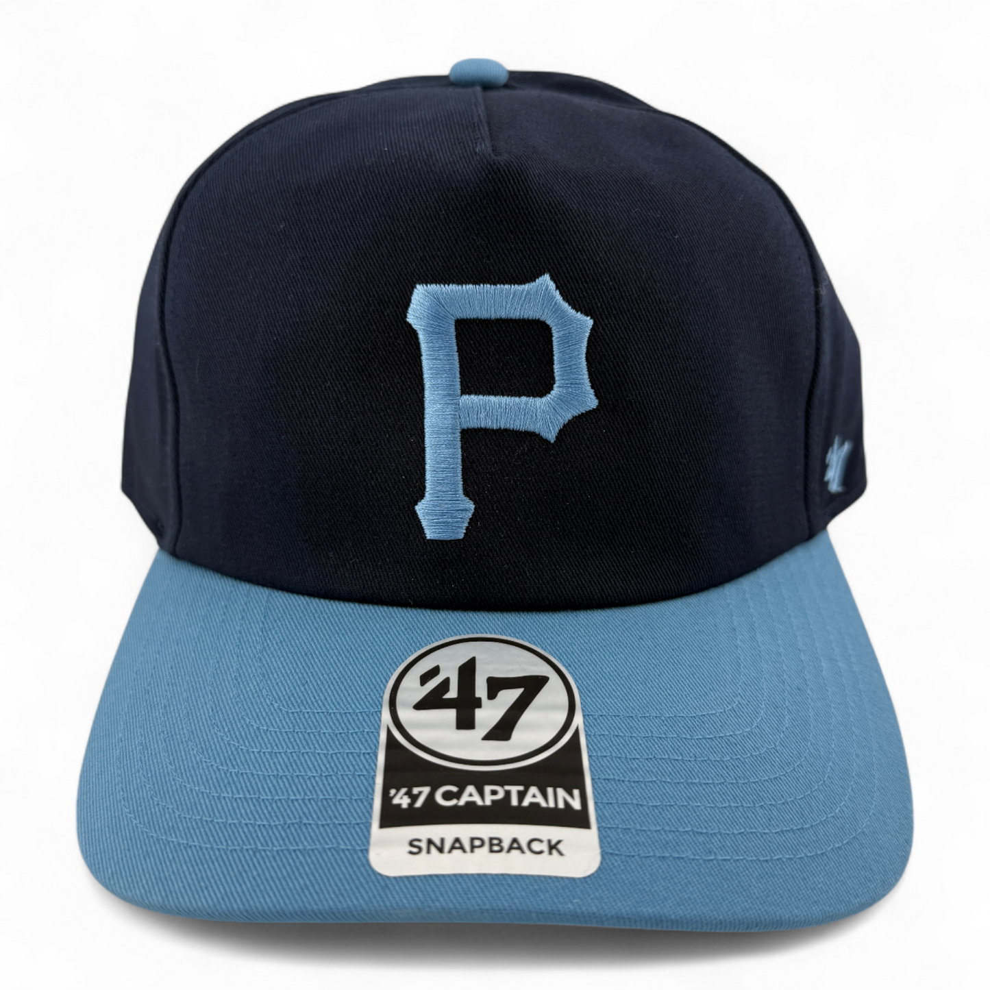 '47 Brand Pittsburgh Pirates MLB Nantasket Navy/Sky Captain Snapback Hat Cap