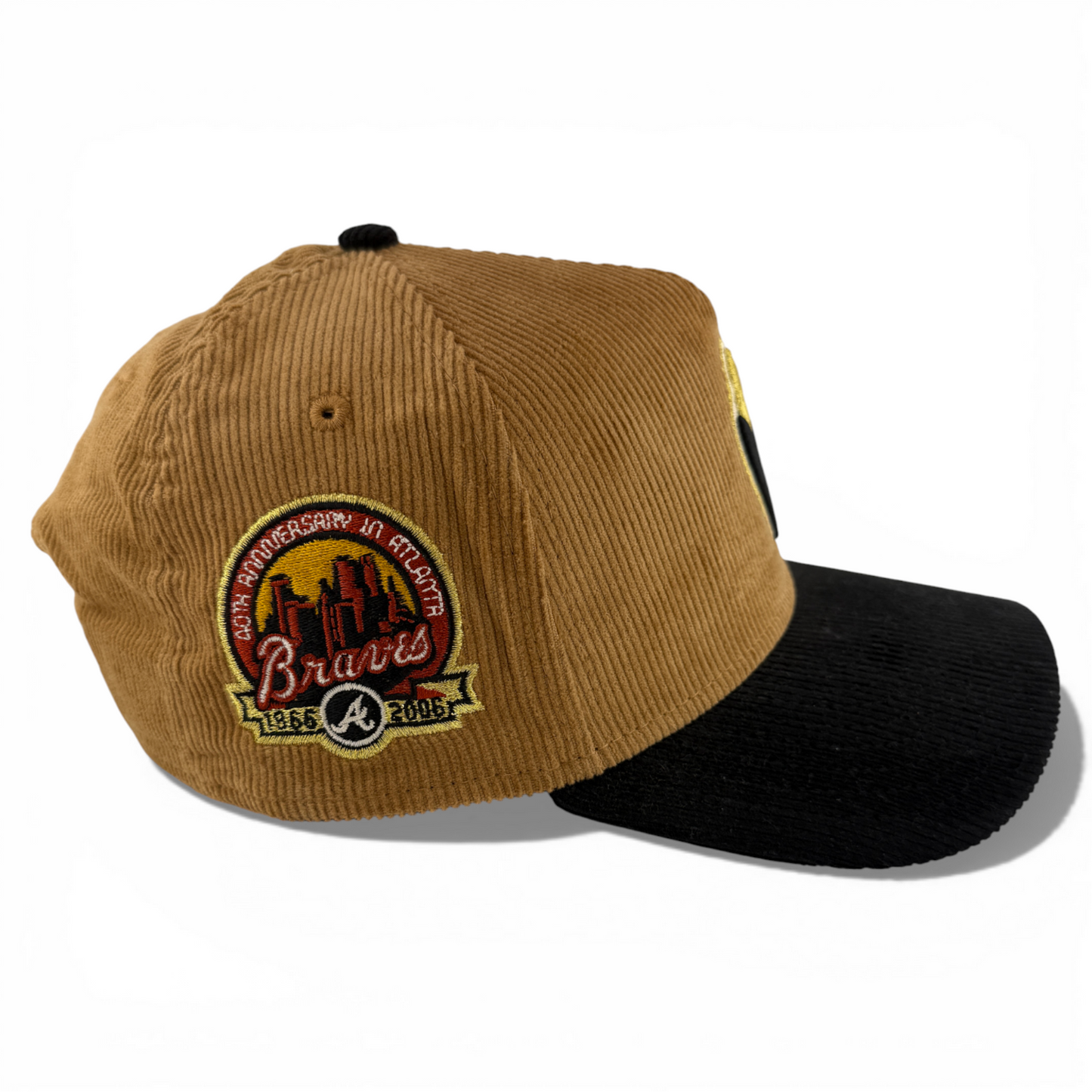 New Era Atlanta Braves MLB Corduroy Cord A-Frame 9Forty Snapback Adjustable Hat