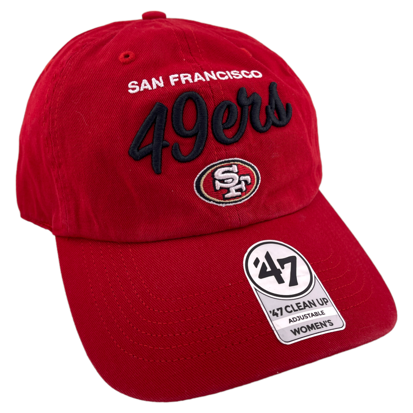 '47 Brand San Francisco 49ers NFL Women's Clean Up Adjustable Dad Hat Cap