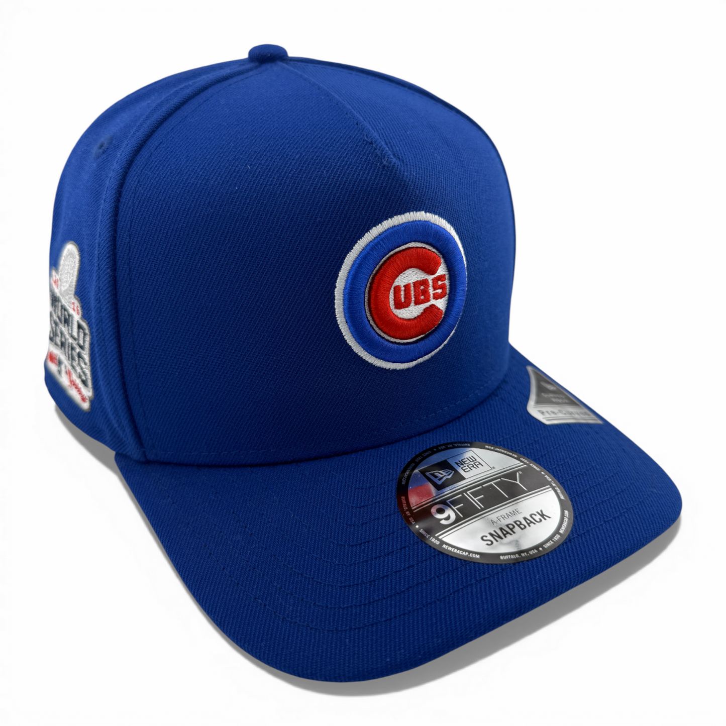 New Era Chicago Cubs MLB Pre-Curved A-Frame 9Fifty Snapback Adjustable Hat Cap