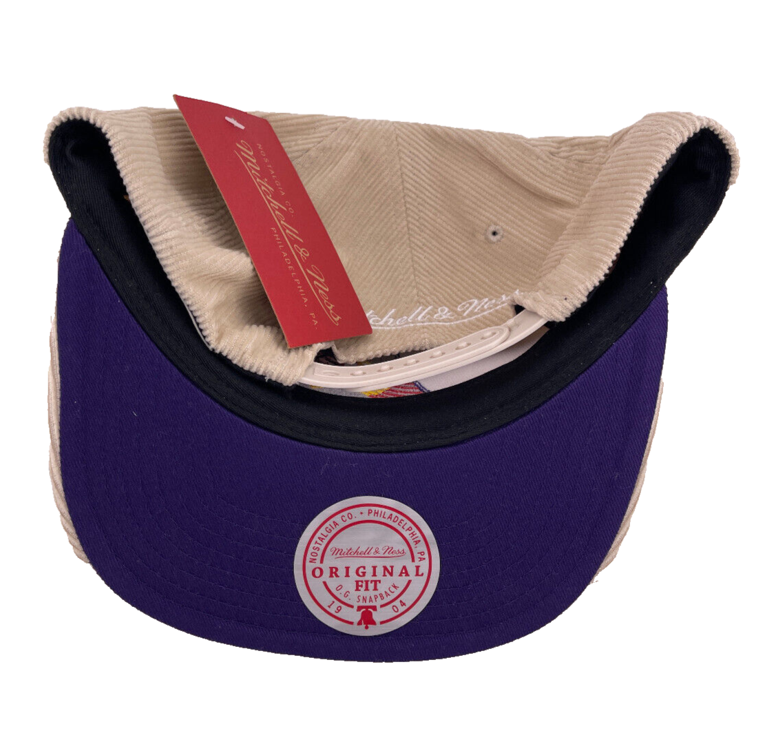 Mitchell & Ness Phoenix Suns NBA HWC Off Cord Tan Purple UV Snapback Hat