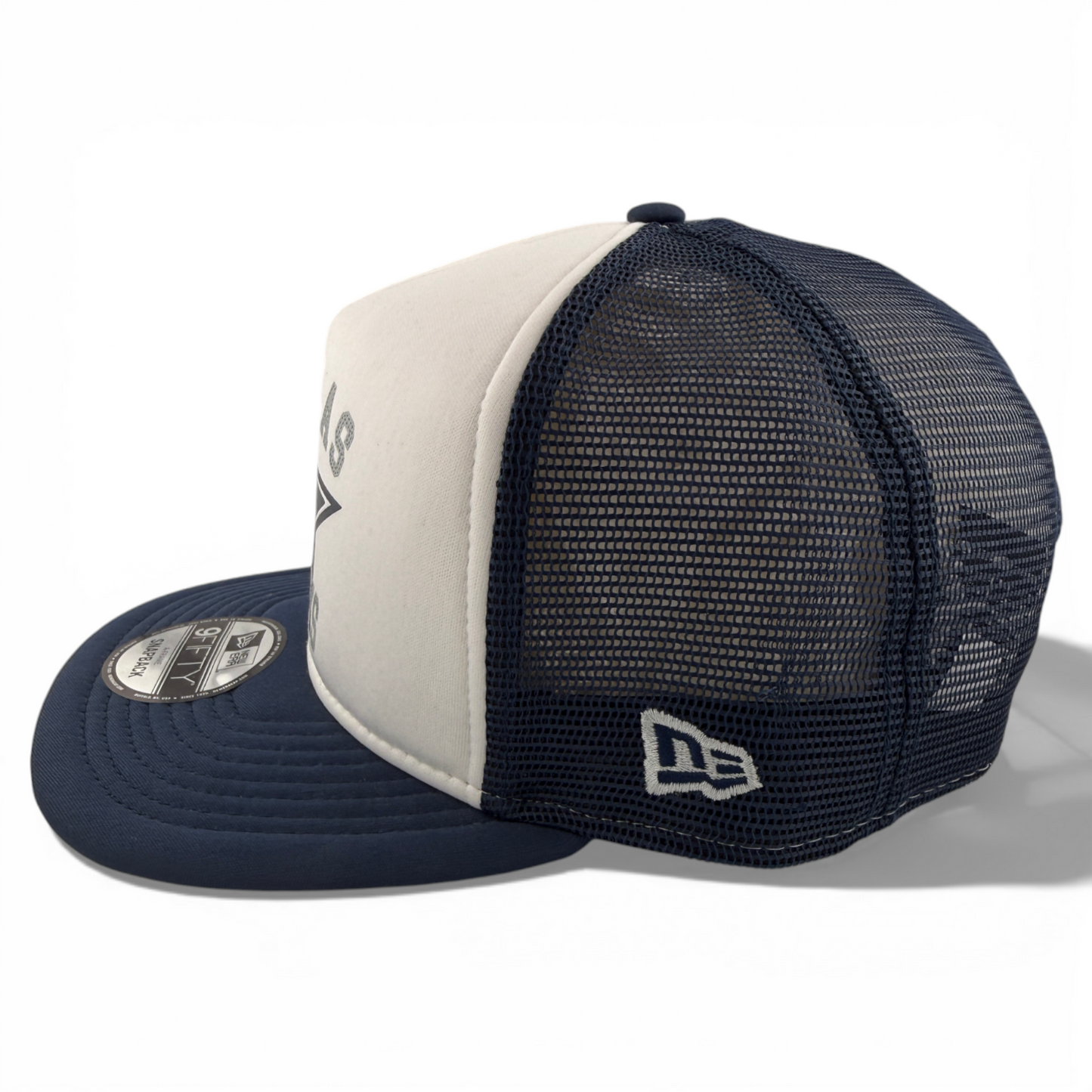 New Era Dallas Cowboys NFL Foam Front Trucker Mesh Back 9Fifty Snapback Hat Cap