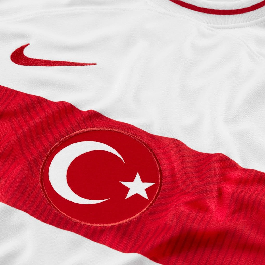 Nike Turkey National Team 2022/23 Home Replica Football Soccer Jersey White 3XL