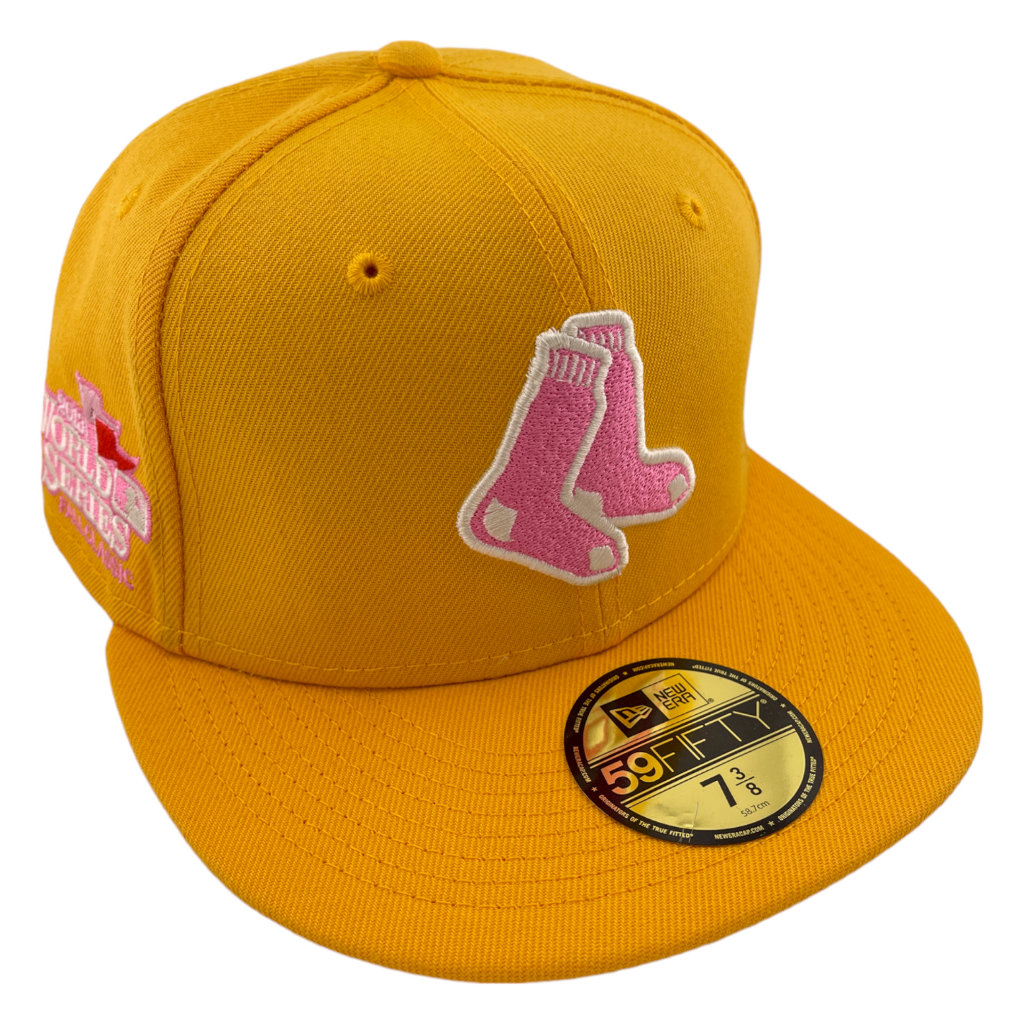 New Era Boston Red Sox MLB Hat Club Exclusive Pink Lemonade 59Fifty Fitted Cap