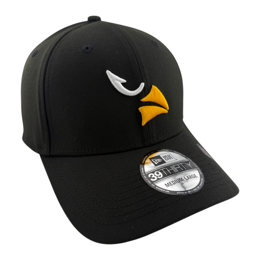 New Era Arizona Cardinals NFL Elemental Logo Black Out 39Thirty Flex Fit Hat Cap