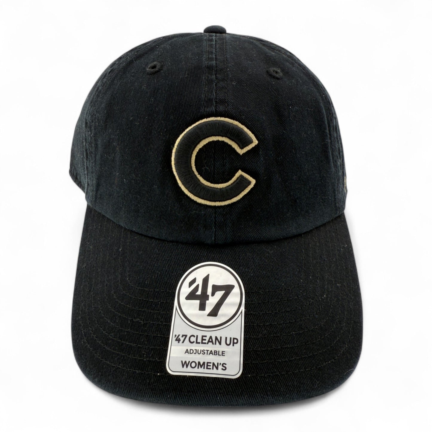'47 Brand Chicago Cubs MLB Bagheera Under Clean Up Adjustable Dad Hat Cap Womens