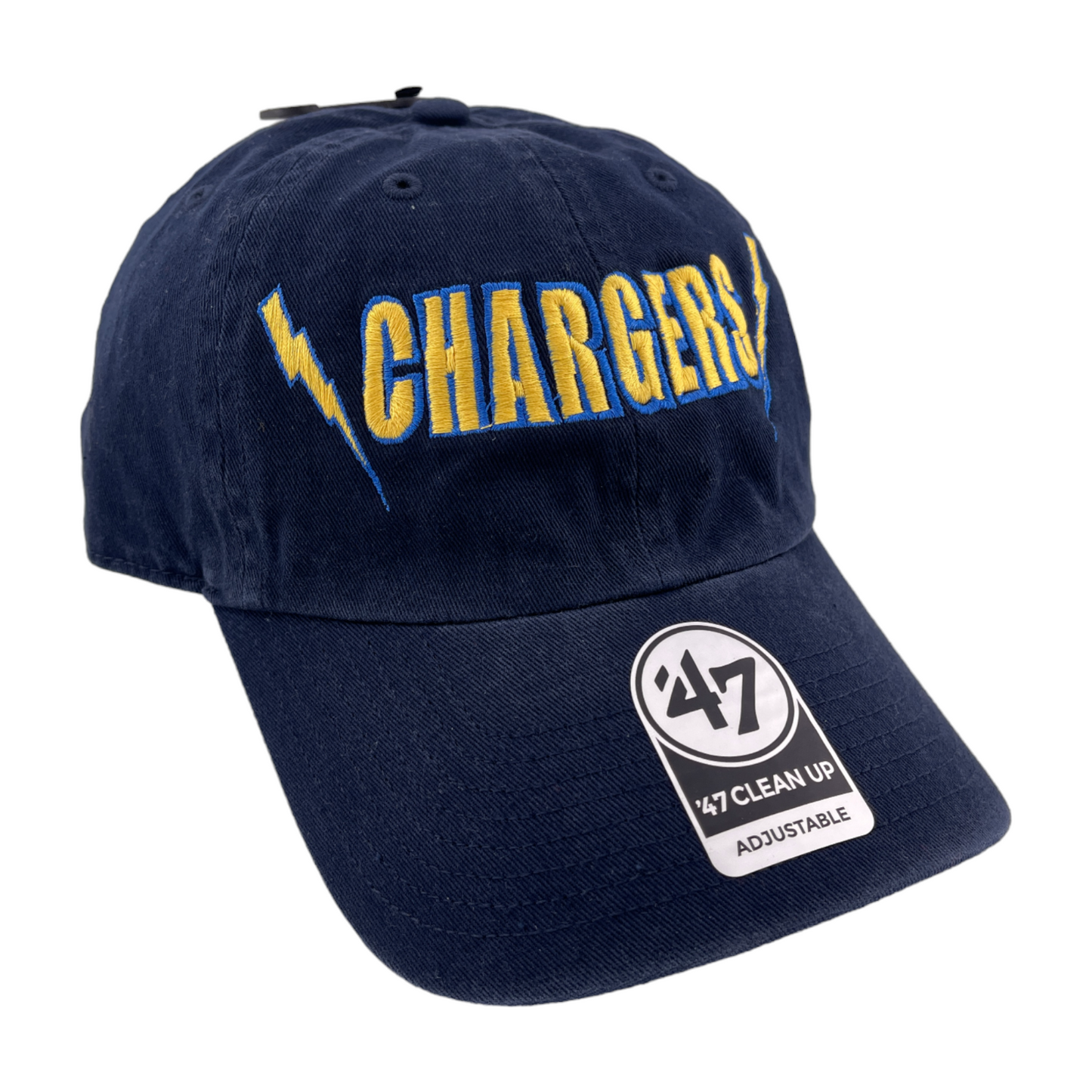 '47 Brand Los Angeles Chargers NFL Clean Up Navy Blue Adjustable Dad Hat