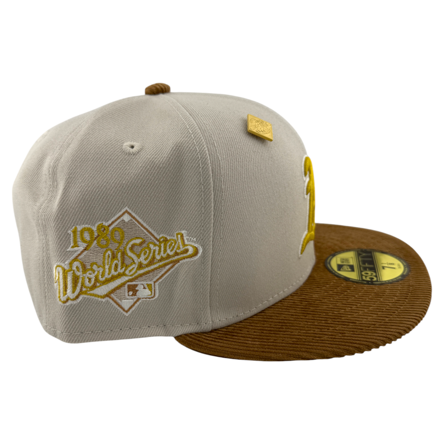 New Era Oakland Athletics A's Corduroy Visor Capsule Exclusive 59FIFTY Fitted