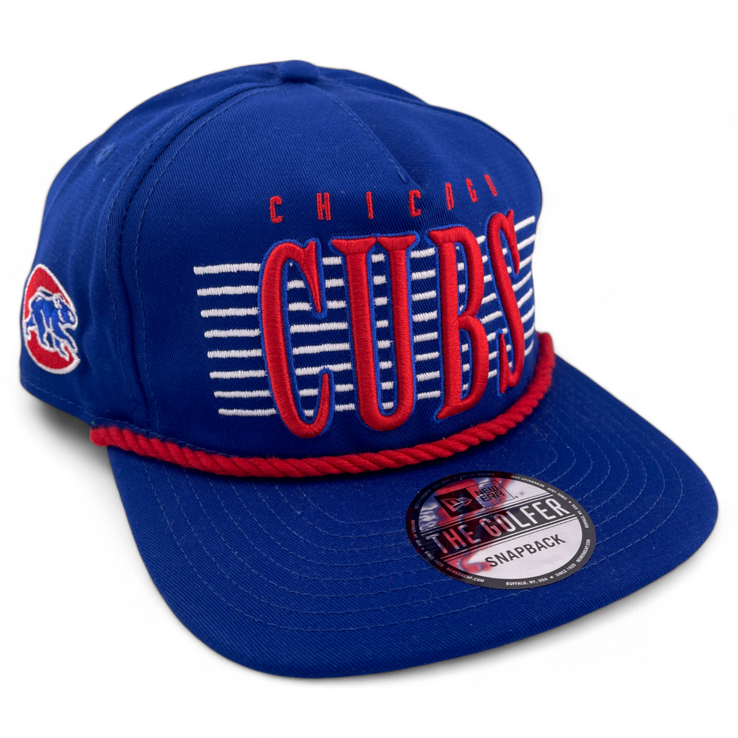 New Era Chicago Cubs MLB The Golfer Line Rope A-Frame Snapback Adjustable Hat