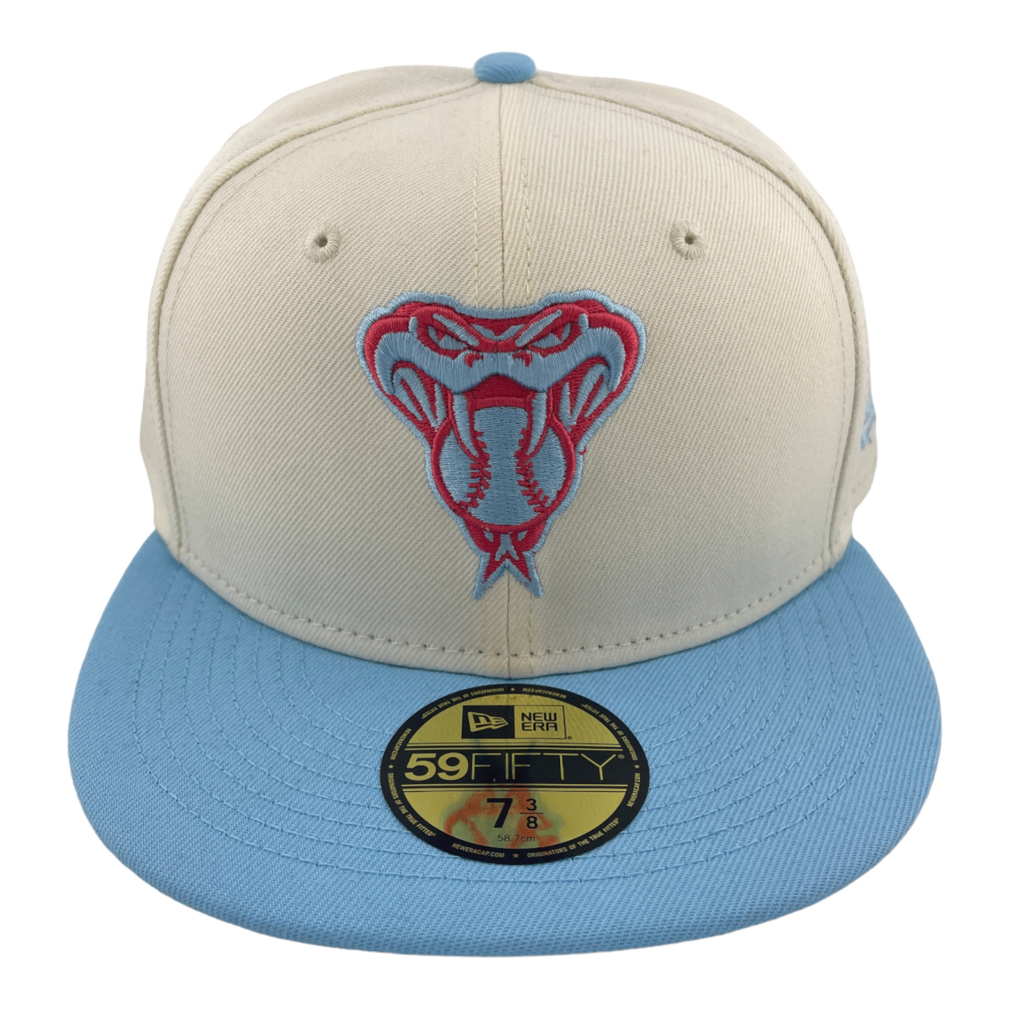 New Era Arizona Diamondbacks Alternate Logo Cream/Teal 59FIFTY Hat Cap