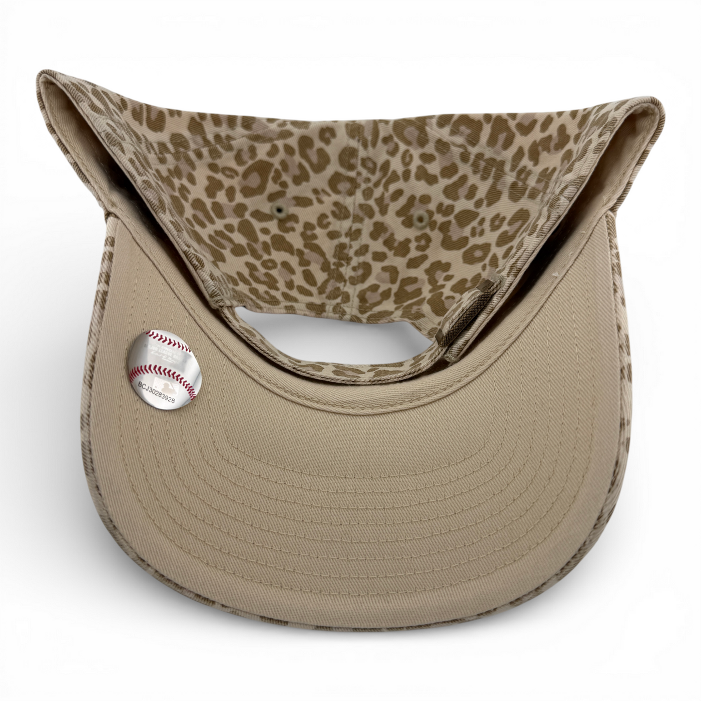 '47 Brand Detroit Tigers MLB Tan Khaki Leopard Clean Up Adjustable Dad Hat Cap