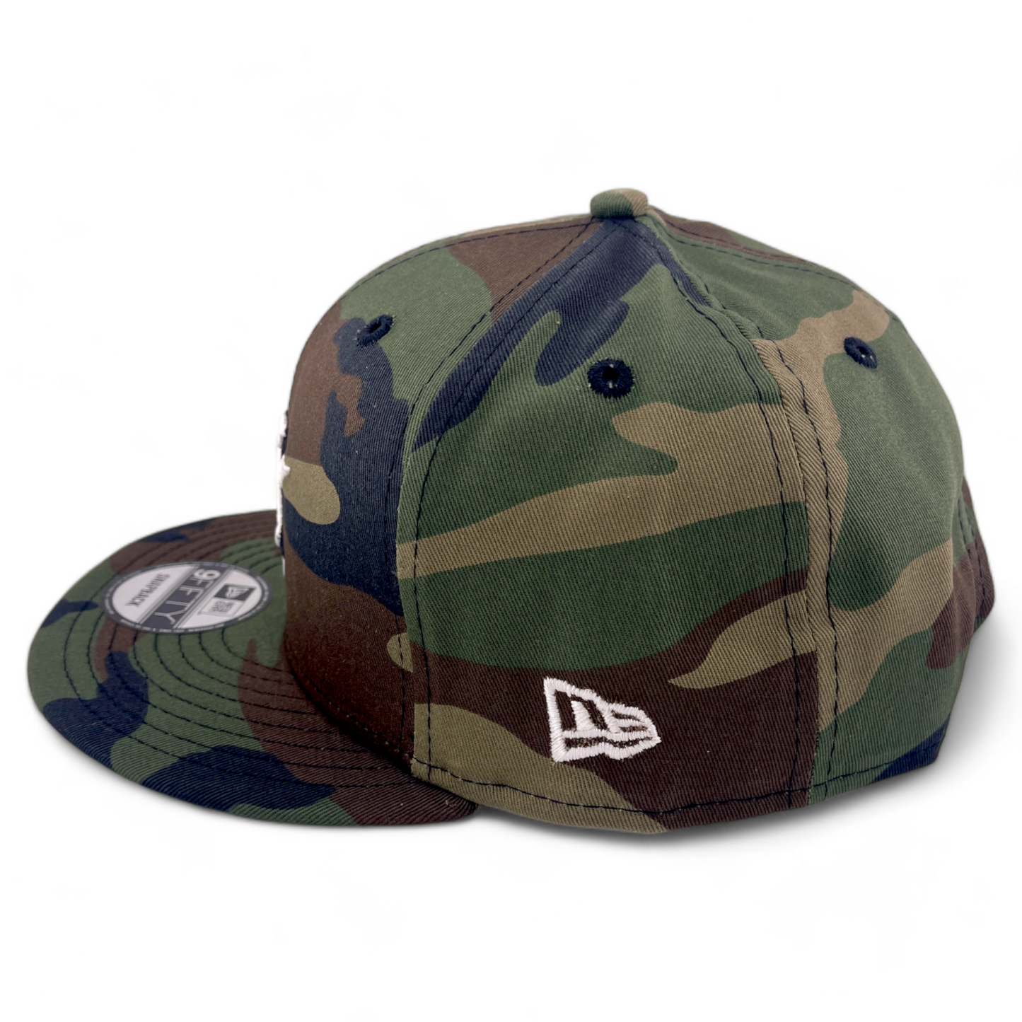 New Era Houston Astros Basic Camouflage Camo 9FIFTY Snapback Adjustable Hat Cap