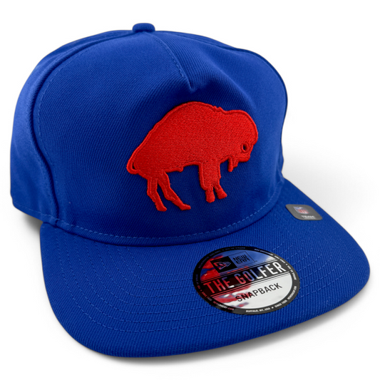New Era Buffalo Bills The Golfer Historic A-Frame Snapback Adjustable Hat Cap