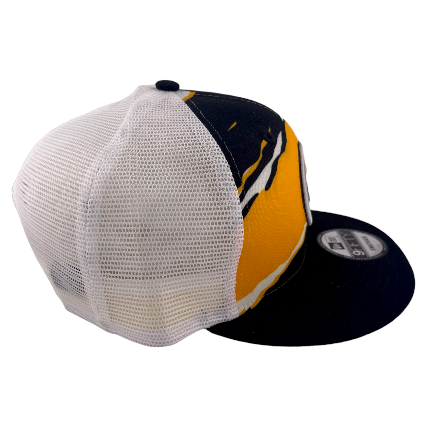 ~NEW DROP~ New Era Pittsburgh Steelers NFL Tear Trucker 9FIFTY Mesh Back Snapback Hat Cap