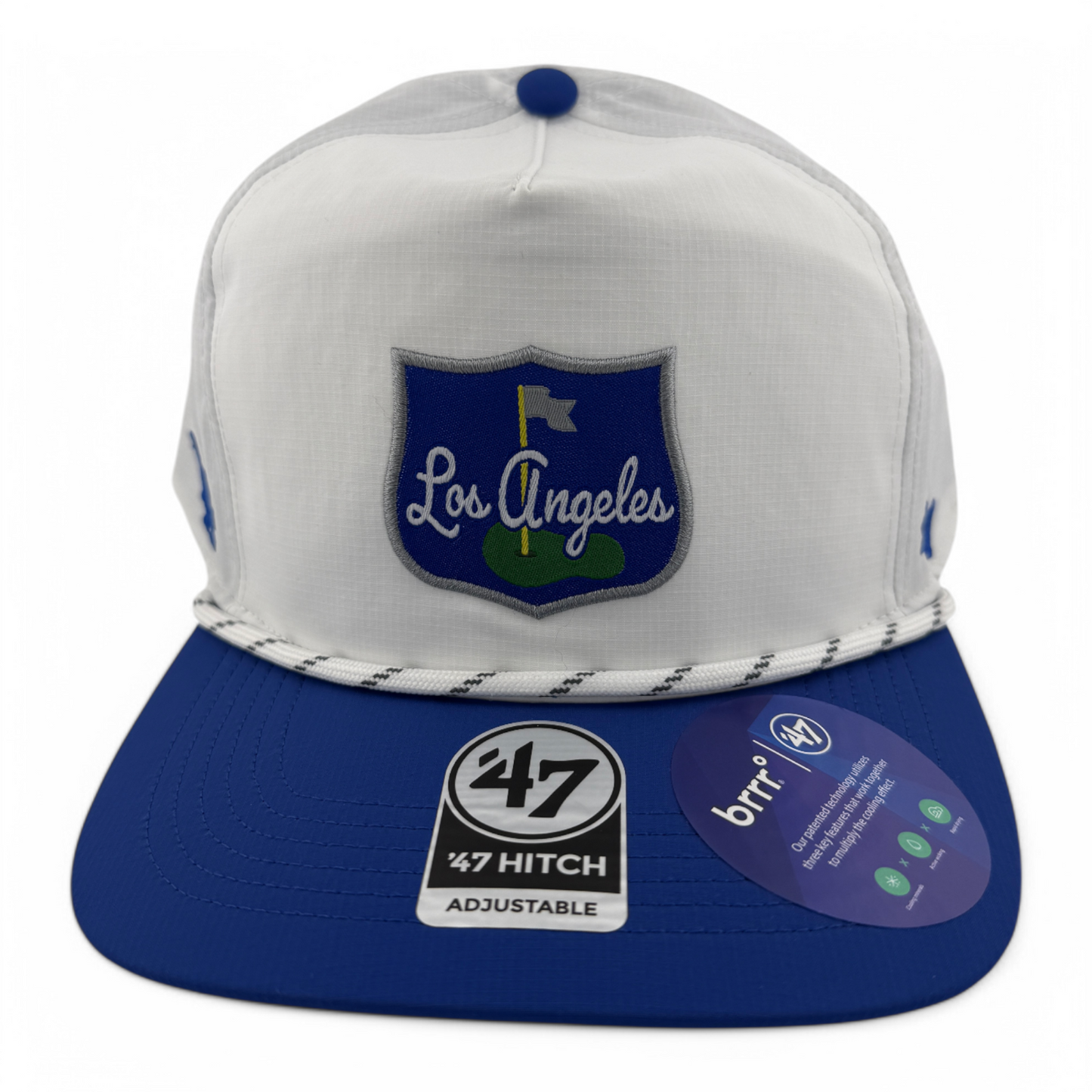 '47 Brand Los Angeles Dodgers Bogey Rope brrr Hitch A-Frame Snapback Adjustable