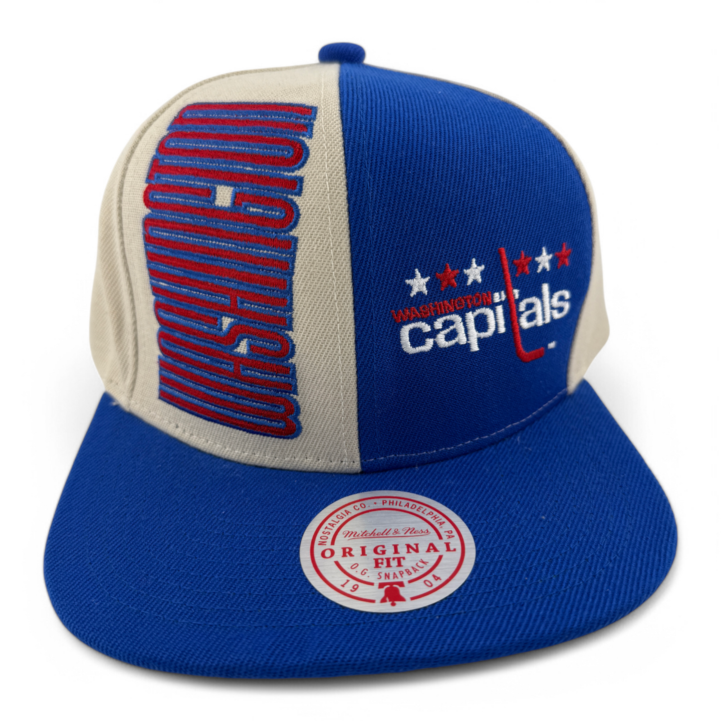 Mitchell & Ness Washington Capitals NHL Pop Panel Original Fit Snapback Hat Cap
