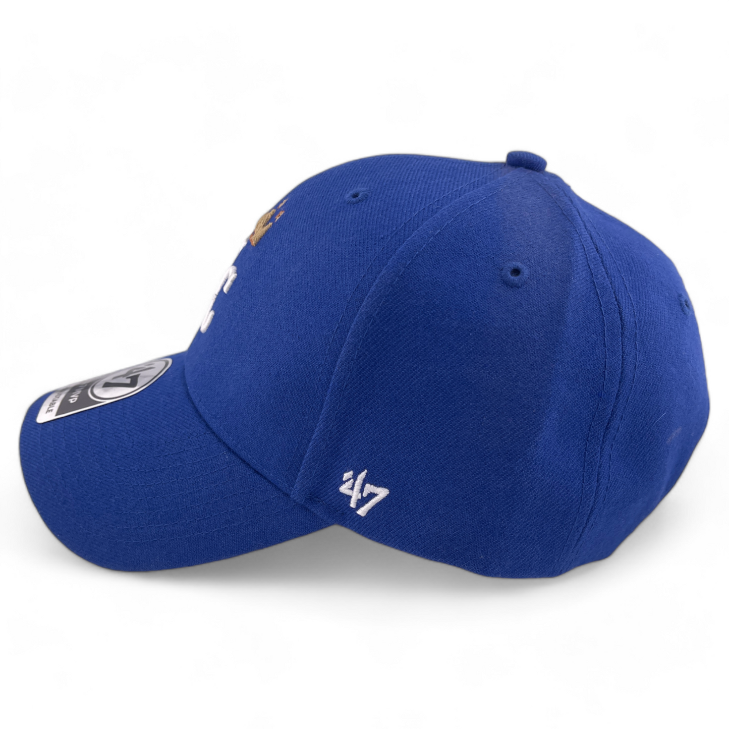 '47 Brand Kansas City Royals MLB Blue KC Crown Logo MVP Adjustable Hat Cap