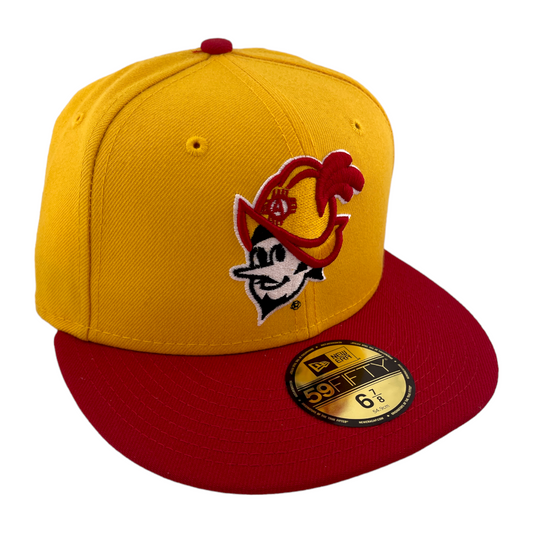 New Era Albuquerque Dukes New Mexico Gold/Yellow/Red/Grey UV 59FIFTY Fitted Hat