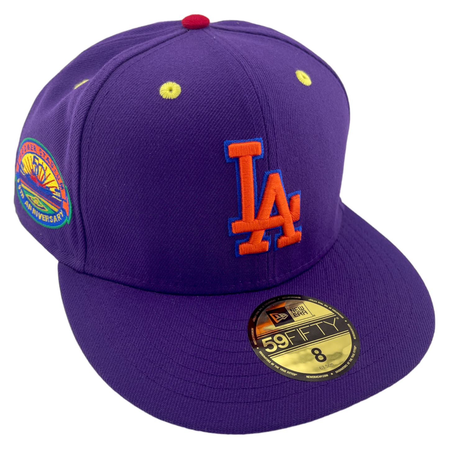 New Era Los Angeles Dodgers MLB 50th Anniversary ROYGBIV 2.0 59Fifty Fitted Hat Cap