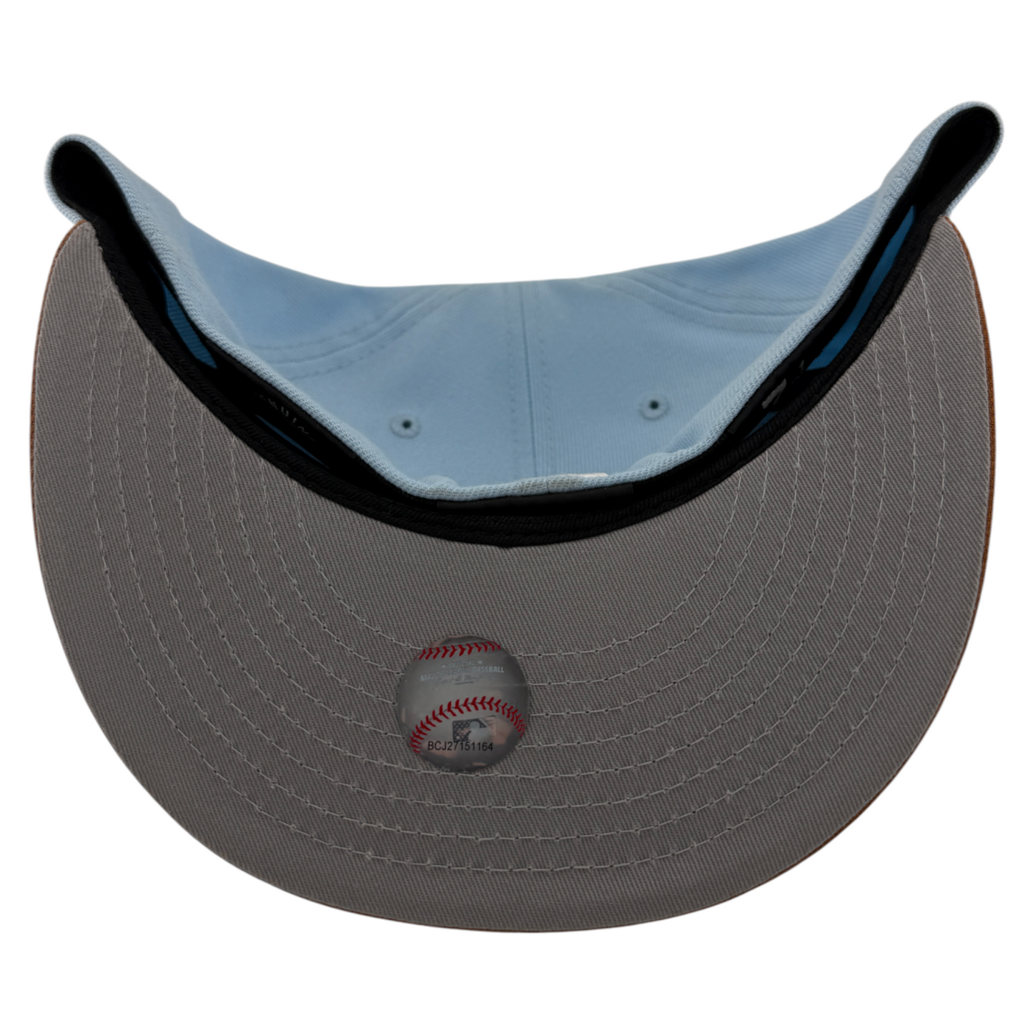 New Era Los Angeles Angels MLB Sky Blue/Brown Color Pack 59Fifty Fitted Hat Cap