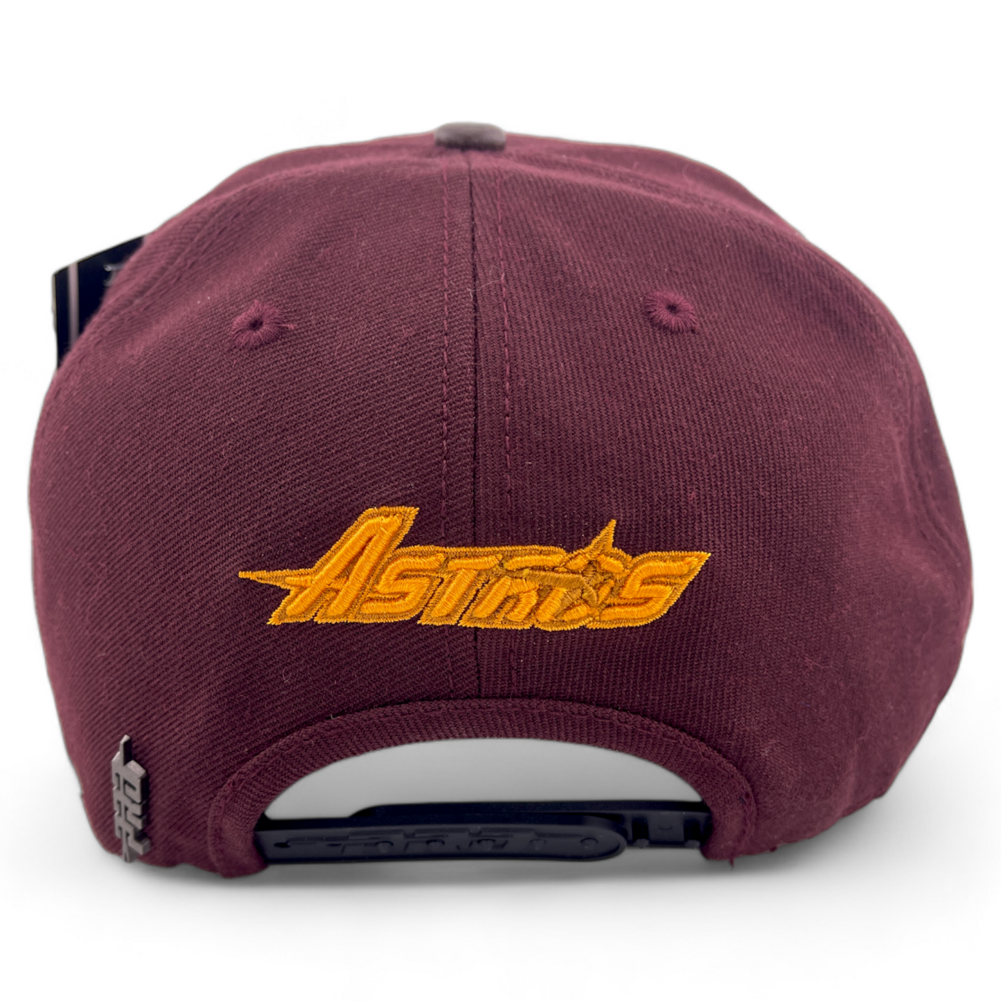 Pro Standard Houston Astros Side Patch Maroon/Brown Adjustable Snapback Hat Cap