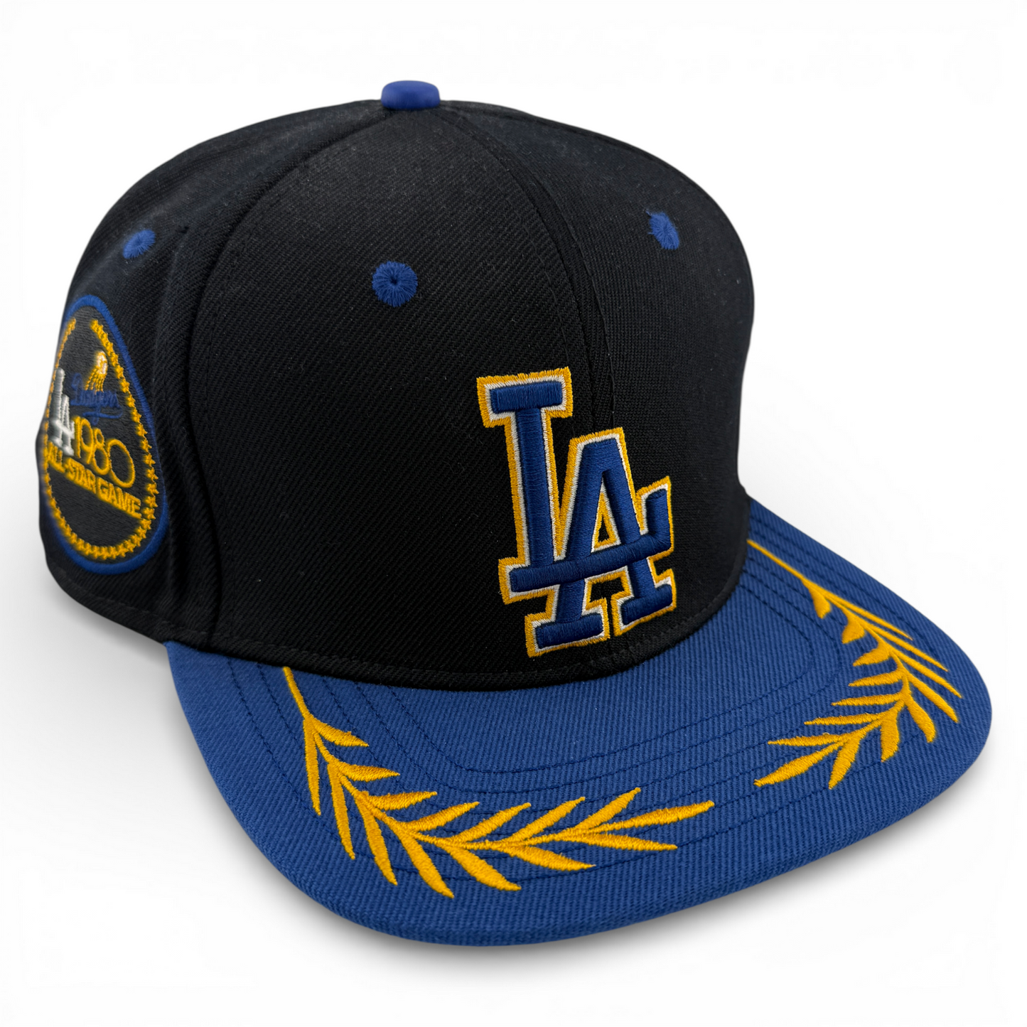 Pro Standard Los Angeles Dodgers MLB Gold Leaf Floral Adjustable Snapback Hat