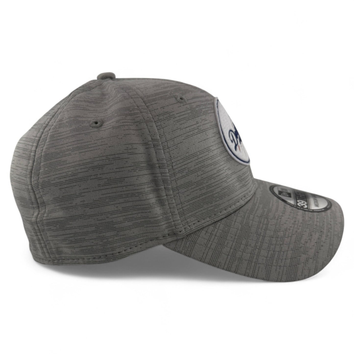 New Era Los Angeles Dodgers MLB 2023 Clubhouse Grey 39Thirty Stretch Fit Hat