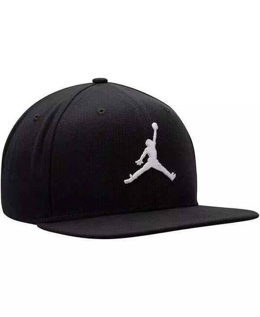 Nike Pro Air Jordan Jumpman Logo Black/White AR2118-013 Men's Snapback Cap Hat