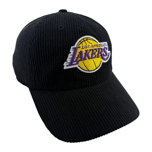 '47 Brand Los Angeles Lakers Corduroy Cord Clean Up Strapback Adjustable Dad Hat