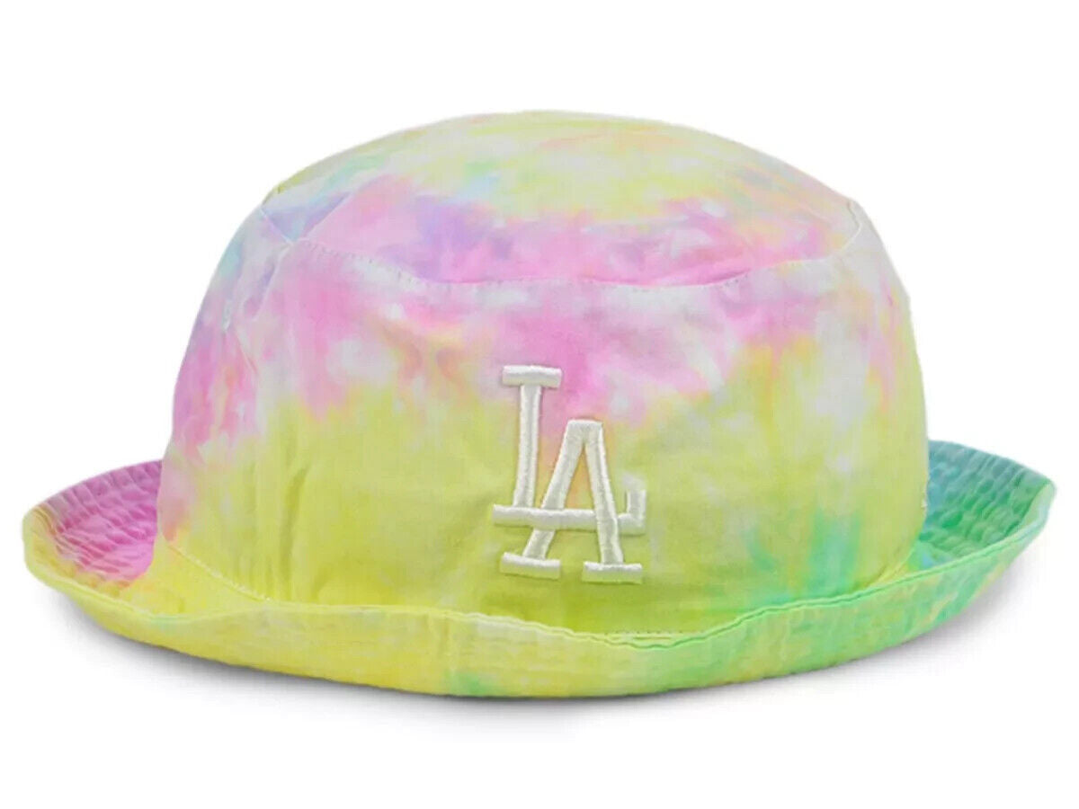 47' Brand Los Angeles Dodgers MLB Yellow Tie Dye Boonie Truckin' Bucket Hat OSFA