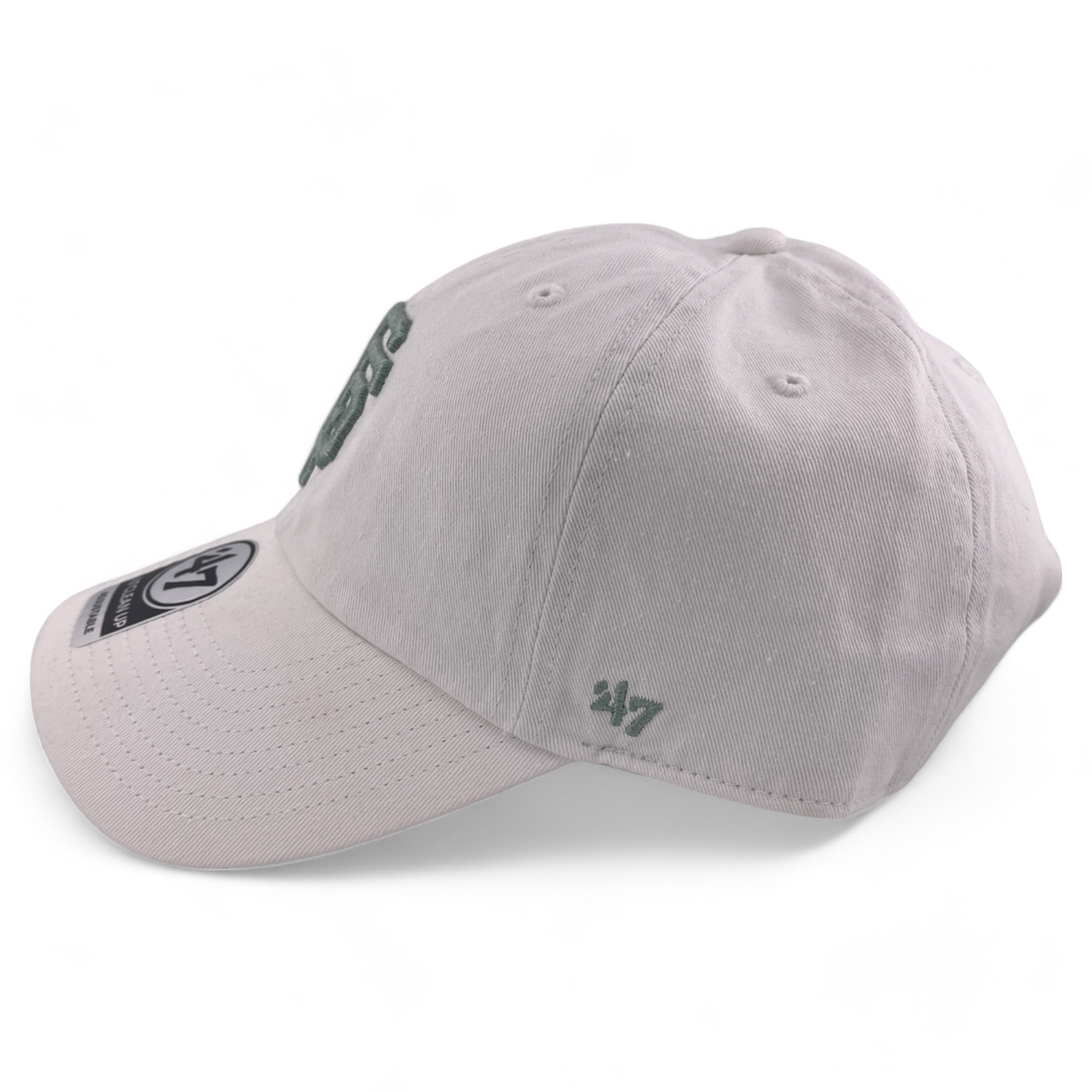 '47 Brand San Francisco Giants MLB White/Green Clean Up Adjustable Dad Hat Cap