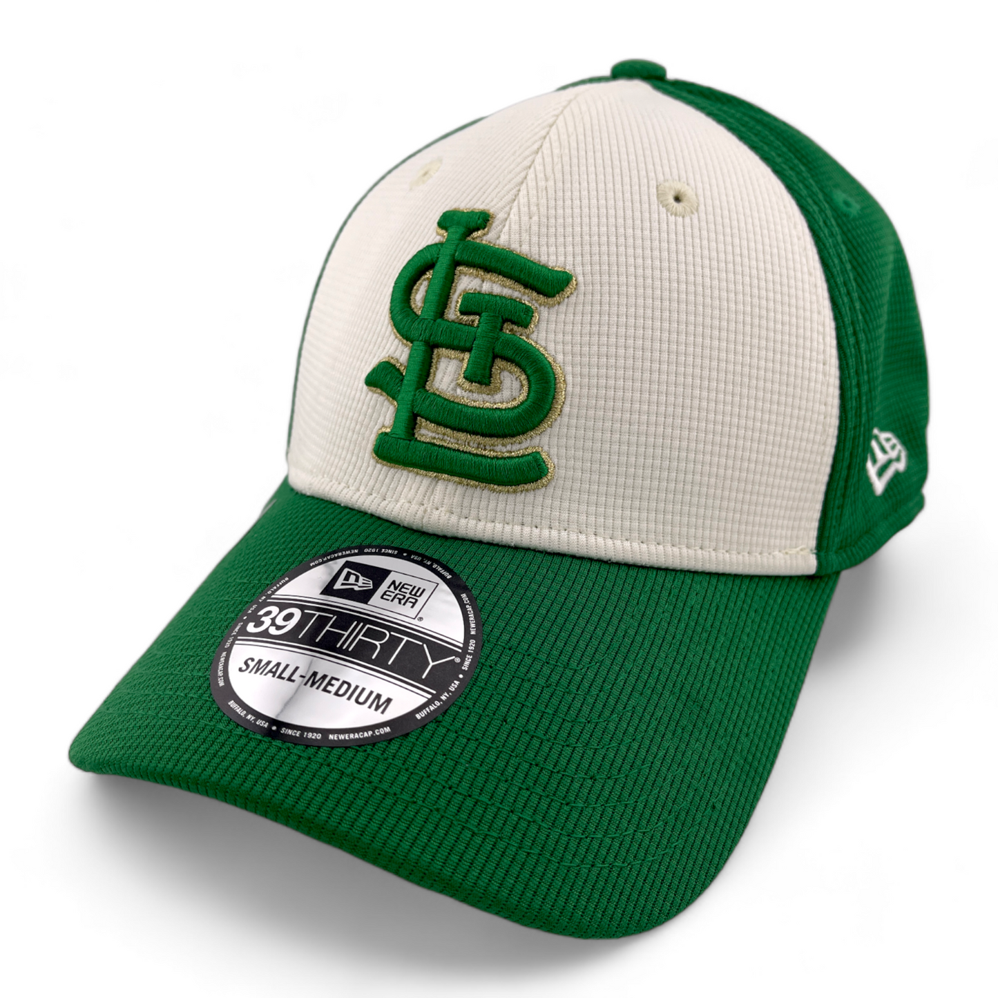 New Era St. Louis Cardinals MLB 2024 St. Patrick's Day Ivory 39Thirty Hat Cap