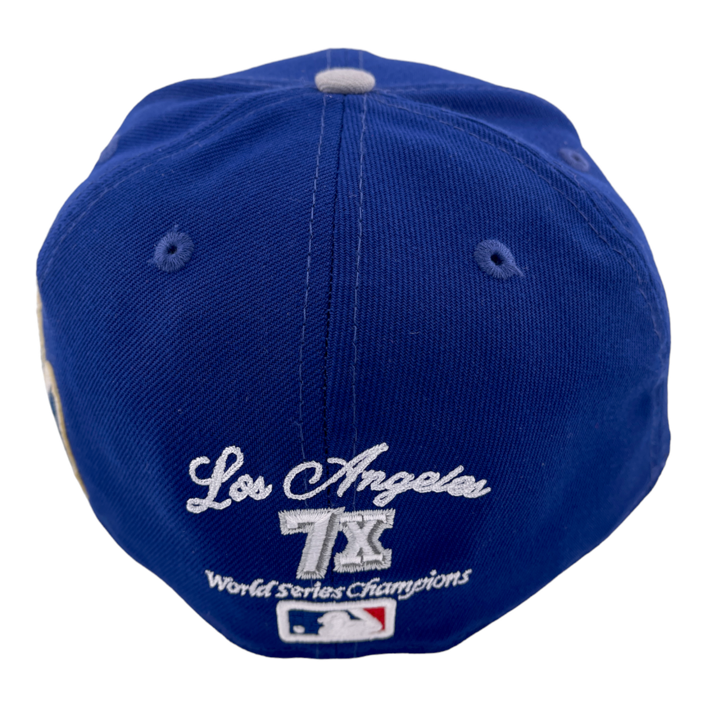 New Era Los Angeles Dodgers 2020 World Series Letterman Back Grey UV 59FIFTY Hat Cap