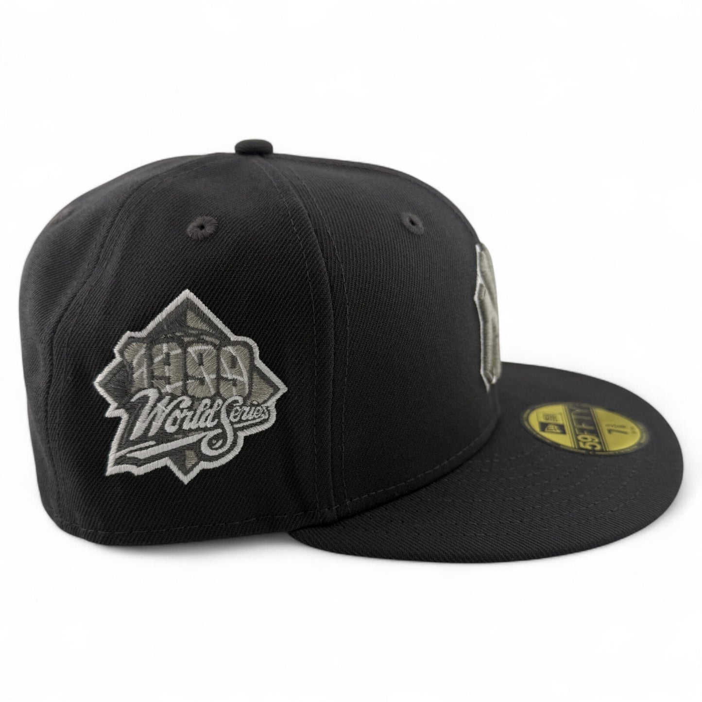 New Era New York Yankees MLB 1999 World Series Graphite 59FIFTY Fitted Hat Cap