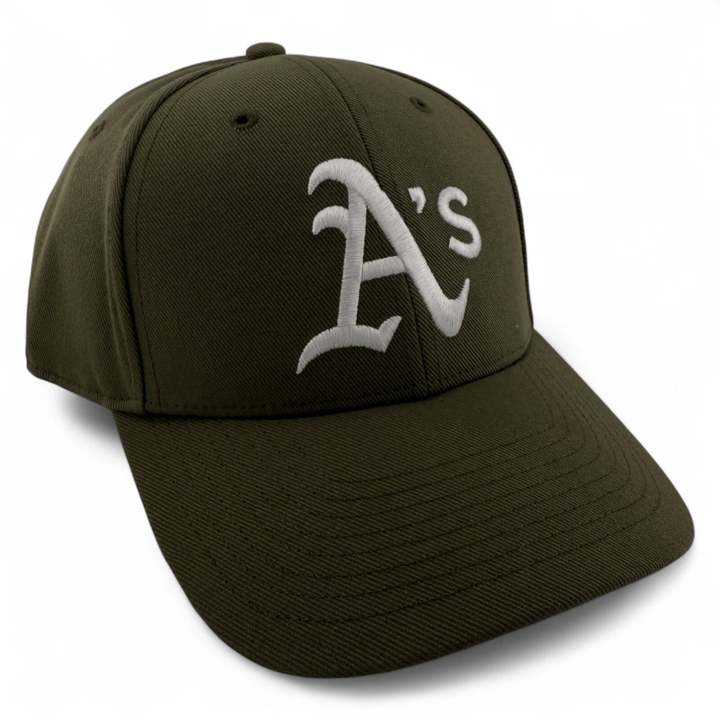 Nike Oakland Athletics A's MLB Olive Green Club Cap Structured Adjustable Hat