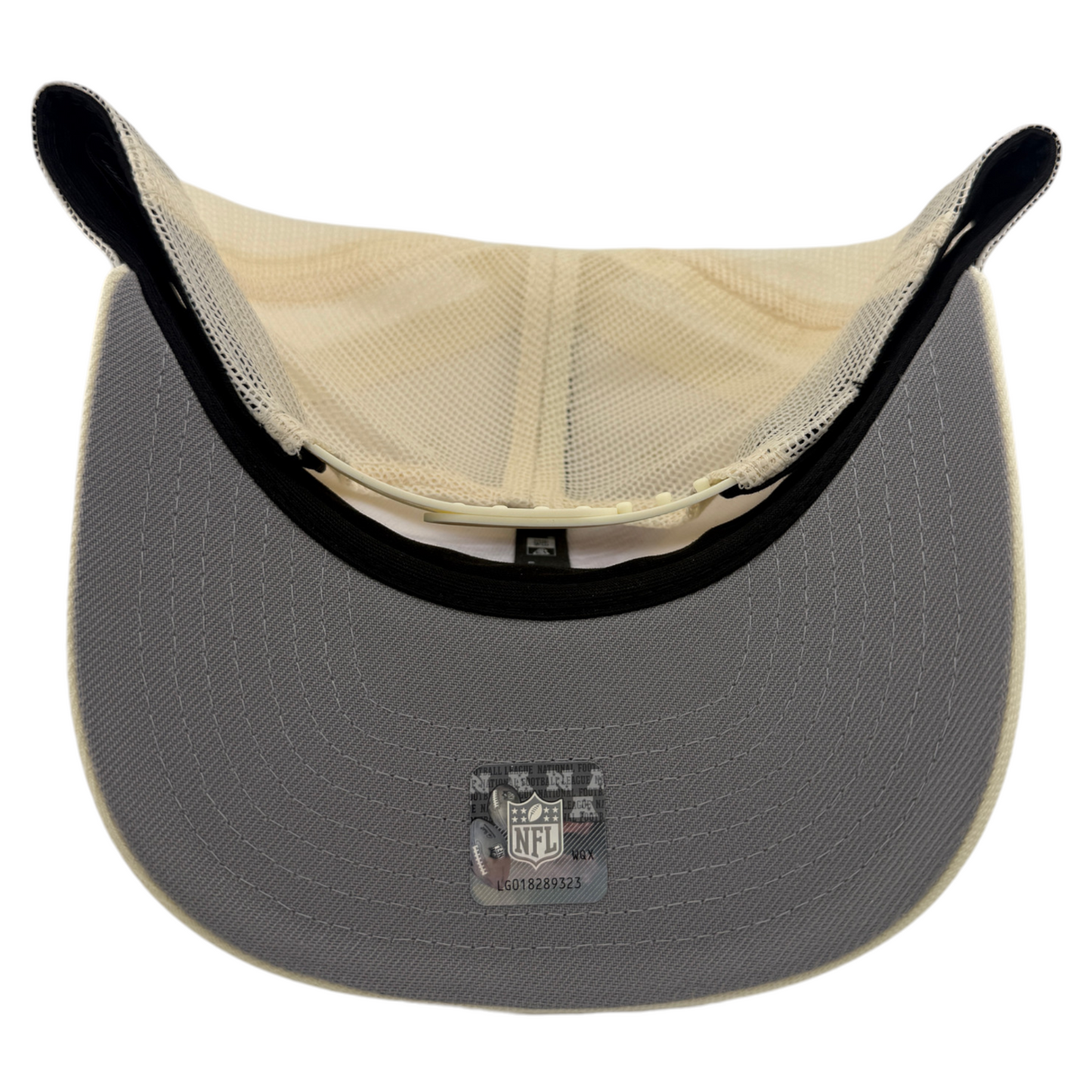 New Era Arizona Cardinals Cream Trucker Mesh 9Seventy Snapback Adjustable Hat