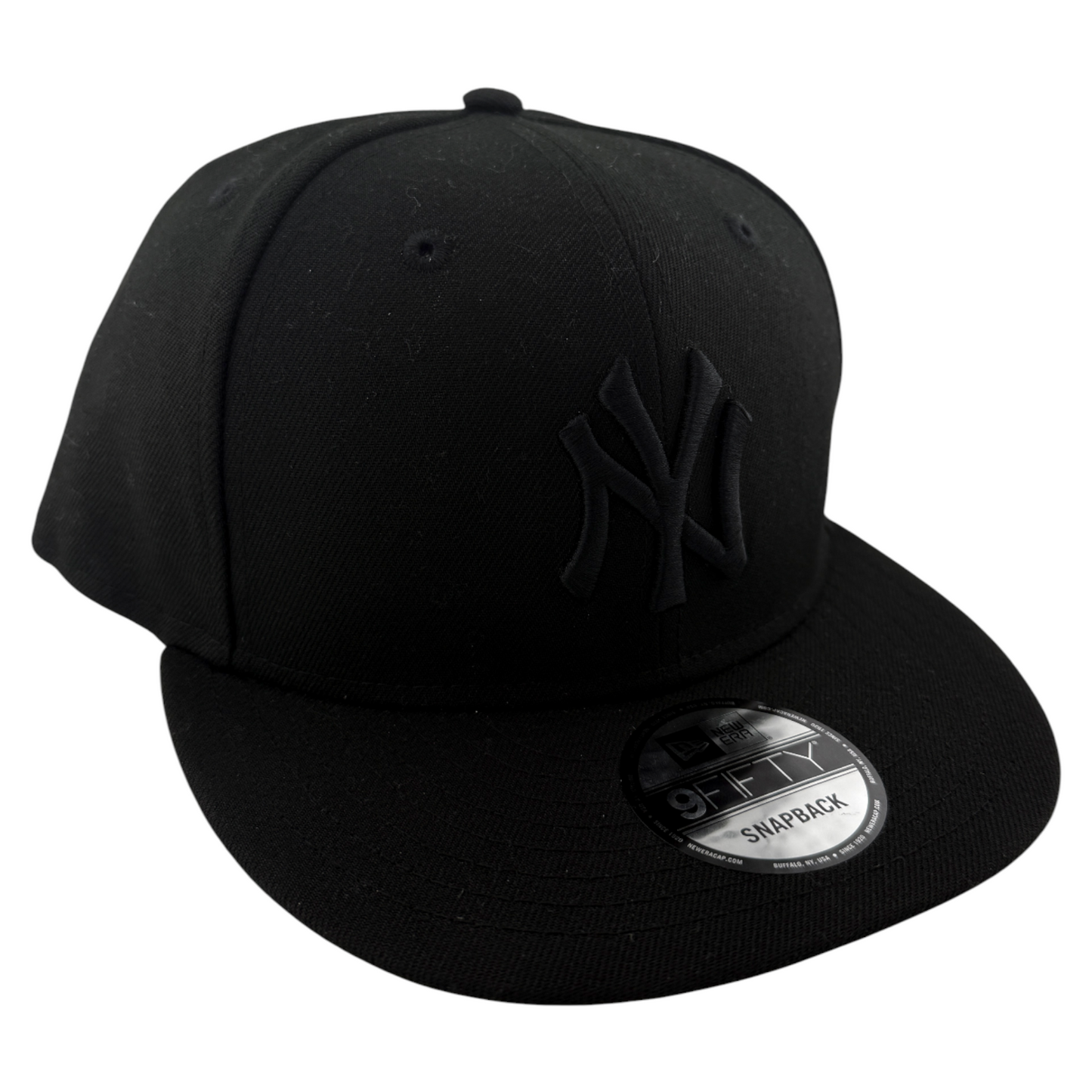 New Era New York Yankees MLB All Blacked Out 9FIFTY A-Frame Snapback Adjustable
