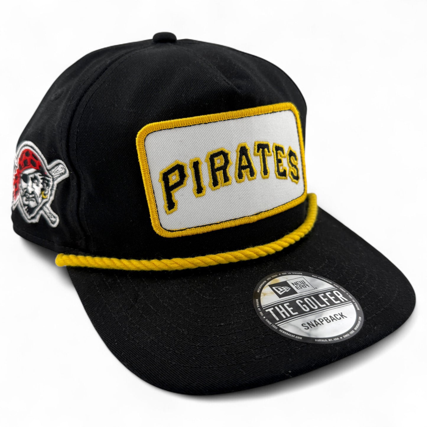 New Era Pittsburgh Pirates MLB The Golfer Patch A-Frame Snapback Adjustable Hat