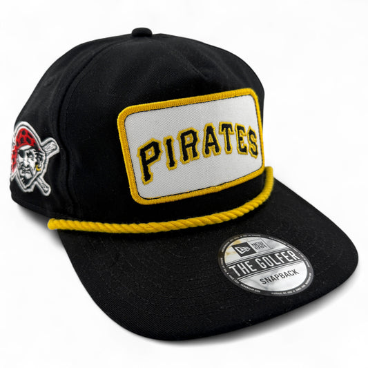 New Era Pittsburgh Pirates MLB The Golfer Patch A-Frame Snapback Adjustable Hat