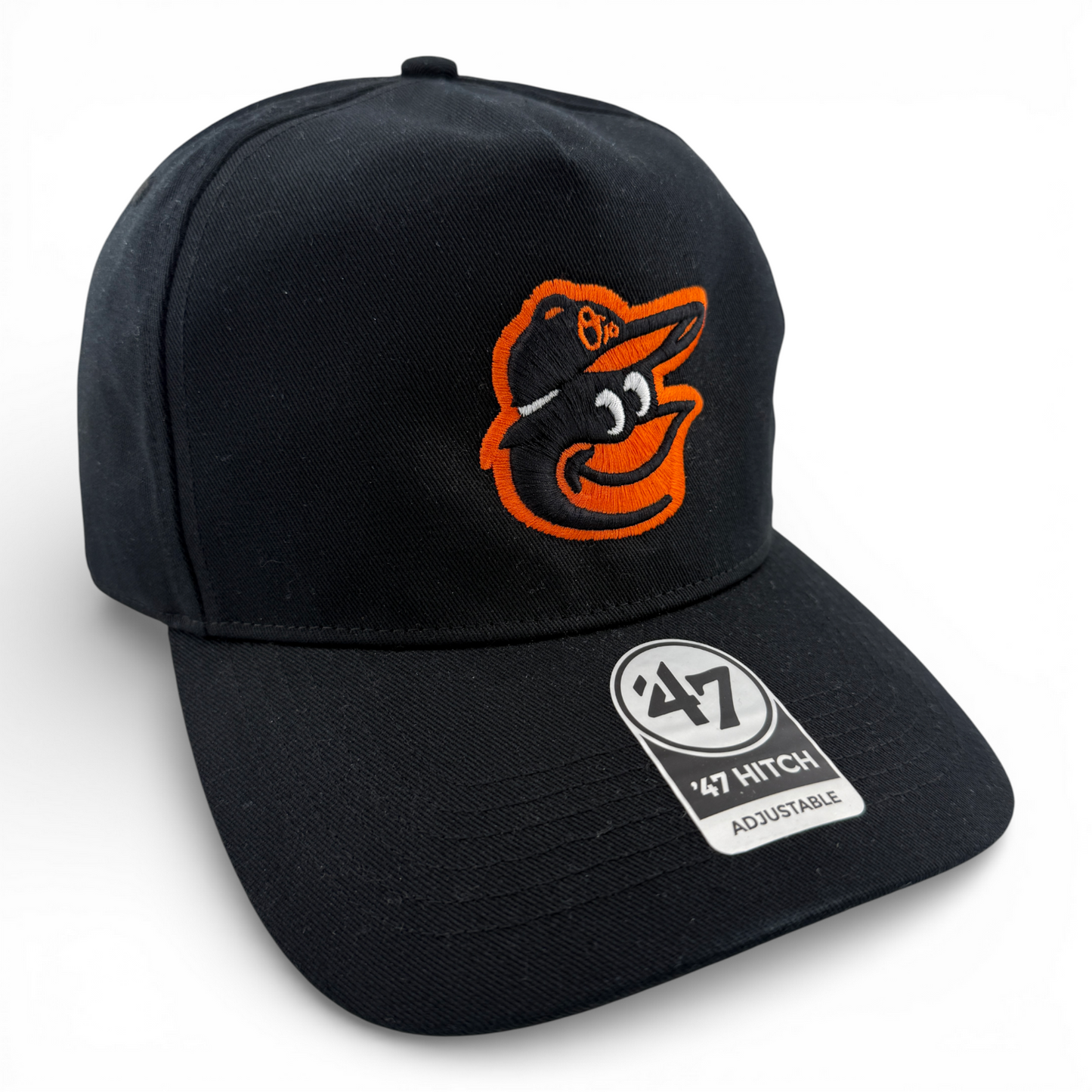 '47 Brand Baltimore Orioles MLB Team A-Frame Hitch Snapback Adjustable Hat Cap