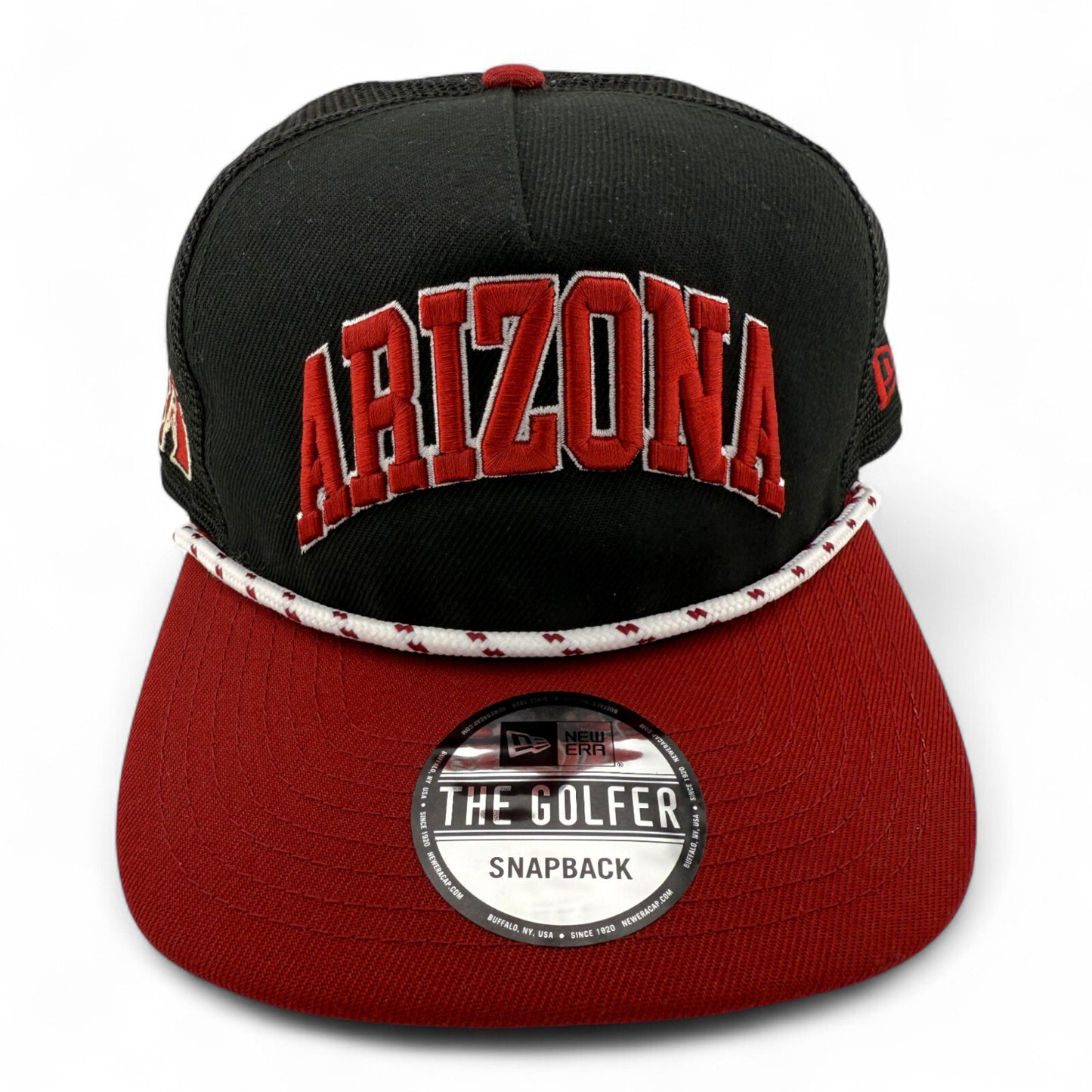 New Era Arizona Diamondbacks MLB The Golfer Rope A-Frame Snapback Adjustable Hat