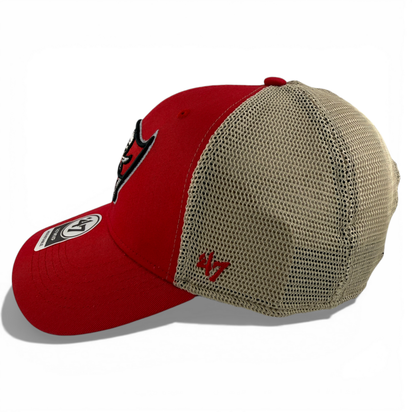 '47 Brand Tampa Bay Buccaneers NFL Trawler Mesh Snap Back MVP Adjustable Hat Cap