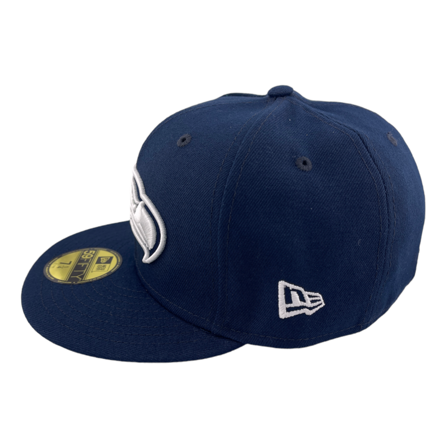 New Era Seattle Seahawks Classic Omaha Main Navy Blue/Grey UV 59Fifty Fitted Hat Cap