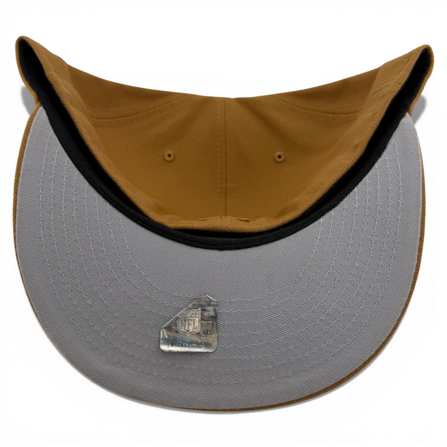 New Era Tampa Bay Buccaneers NFL All Khaki Tan Brown 59Fifty Fitted Hat Cap