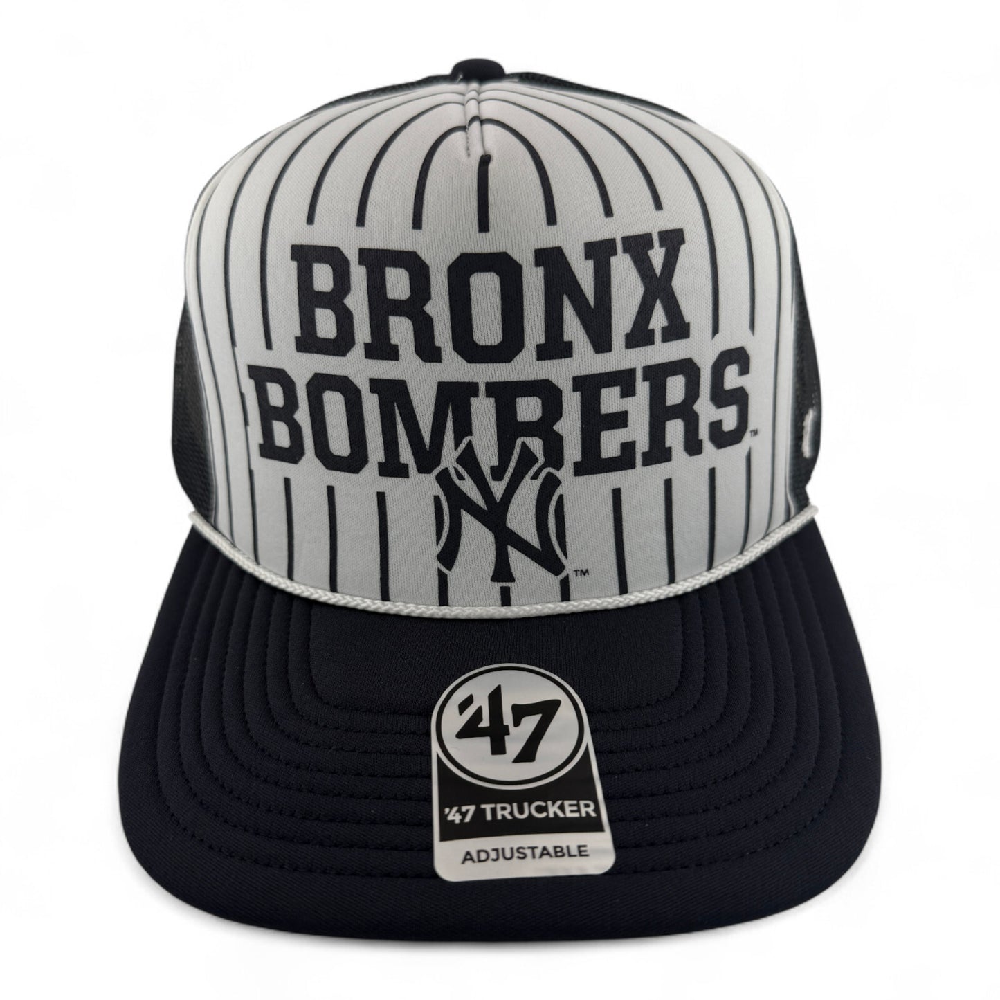 '47 Brand New York Yankees MLB Bronx Bombers Foam Trucker Snapback Mesh Back Hat