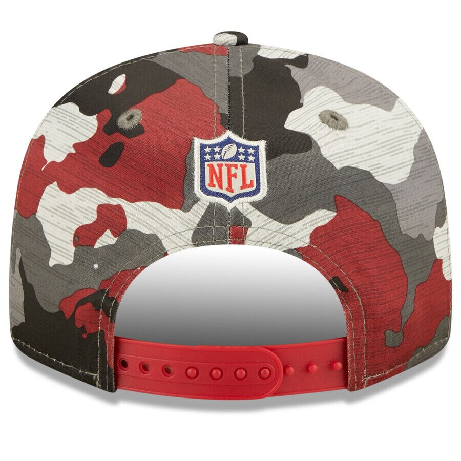 New Era Arizona Cardinals Training Camp 2022 NFL Red Camo 9FIFTY Snapback Hat