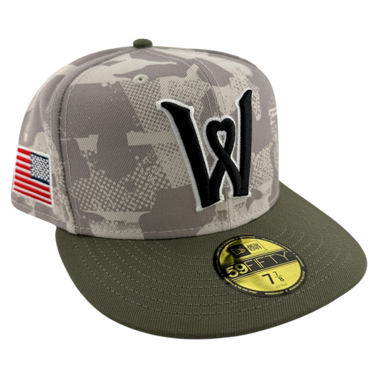 New Era Worcester Red Sox WooSox On Field Armed Forces Day 25 59Fifty Fitted Hat