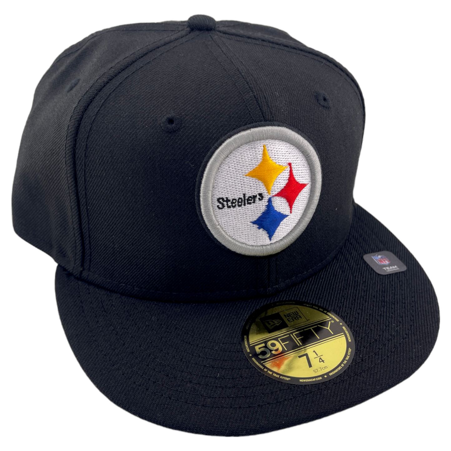 New Era Pittsburgh Steelers Classic Omaha Black/Grey UV 59Fifty Fitted Hat Cap