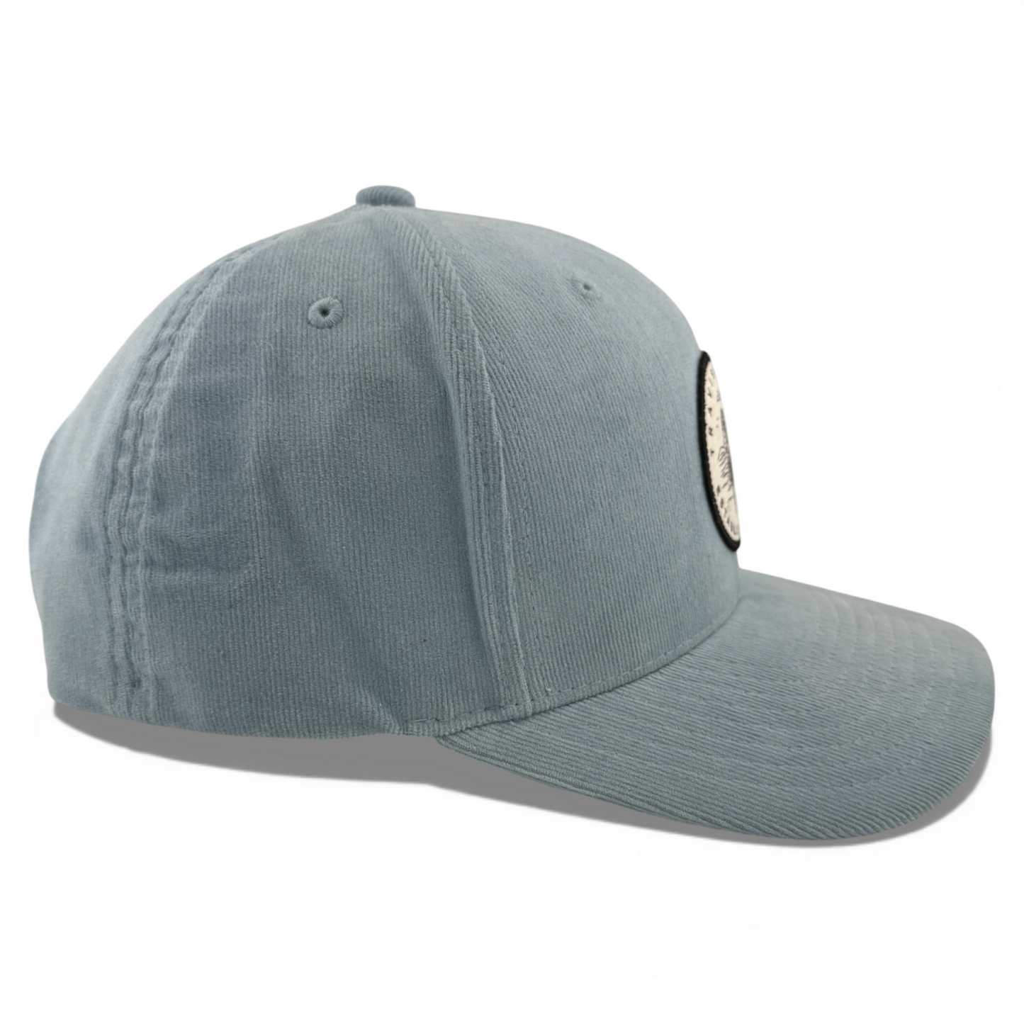 Travis Matthew Waves For Days Hula Girl Corduroy Sky Blue Snapback Hat Cap