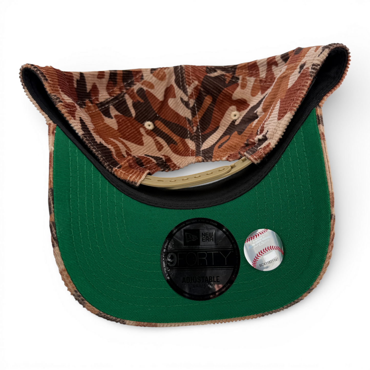New Era San Diego Padres MLB Camo Cord A-Frame 9Forty Snapback Adjustable Hat